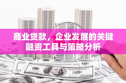 晋安商业贷款，企业发展的关键融资工具与策略分析