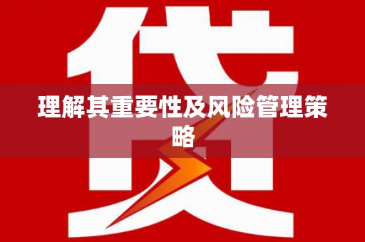 晋安理解其重要性及风险管理策略