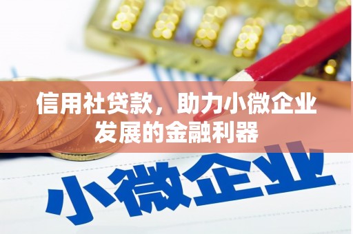 晋安信用社贷款，助力小微企业发展的金融利器